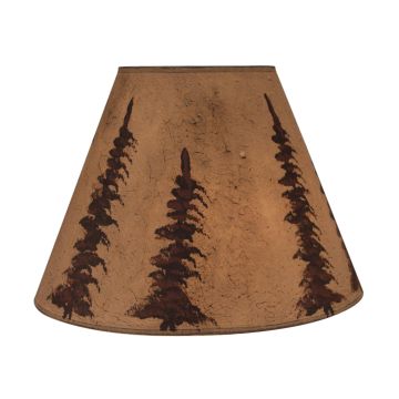 Rustic Tawny Pines Lampshade