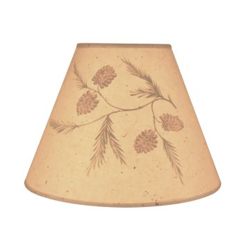 Rustic Kozo Pine Bough Lampshade