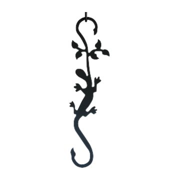 Wrought Iron Salamander Decorative S-Hook