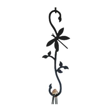 Wrought Iron Dragonfly Decorative S-Hook