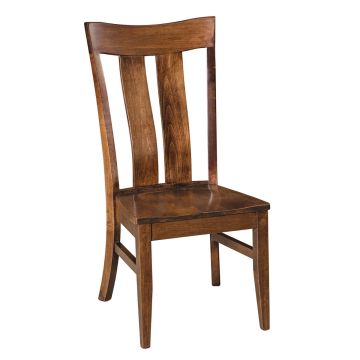 Sherwood Forest Deep Bend Dining Side Chair - Brown Maple - Earthtone Finish
