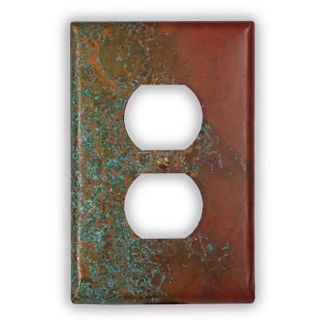 Sierra 1 Outlet Copper Switch Plate