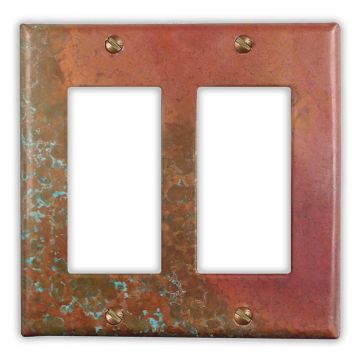  Sierra 2 Rocker/GFI Copper Switch Plate