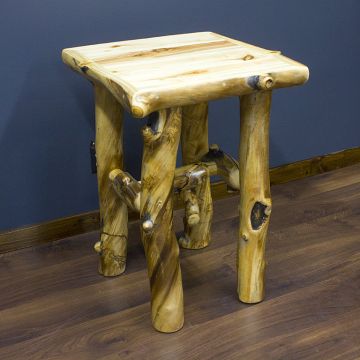 Aspen Log End Table