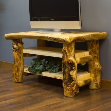 Aspen Lodge Log TV Stand