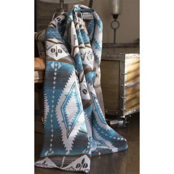 Turquoise Earth Throw