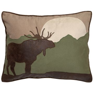 Moose Scene Pillow