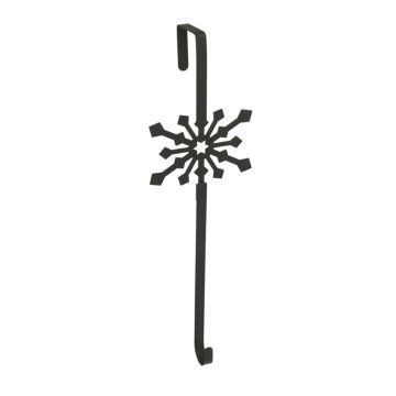 Wrought Iron Snow Flake Wreath Hanger