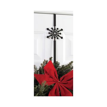 Wrought Iron Snow Flake Wreath Hanger