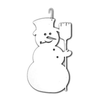 Snowman Decorative Hanging Silhouette