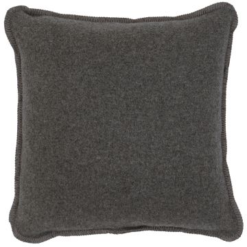 Solid Greystone Decor Pillow