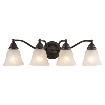 Standford 4-Light Oil Burnished Bronze Vanity Light
