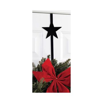 Wrought Iron Star Wreath Hanger