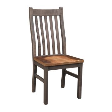 Stonehouse Manor Reclaimed Dining Side Chair - Driftwood Chair Frame Finish