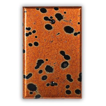 Sunburst 1 Blank Copper Switch Plate