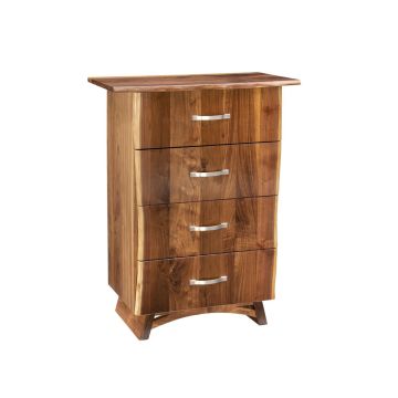 Sunset Bay Rustic Walnut 4 Drawer Chest