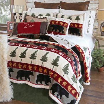 Tall Pine Plush Bedding Collection