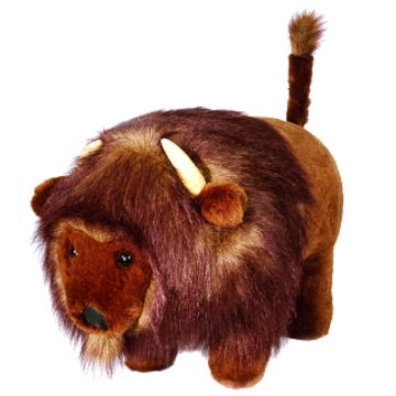 "Billy"  friendly plush footstool