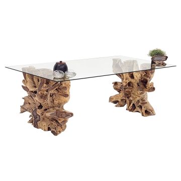Teak Root Desk Base