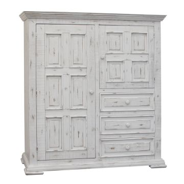 Terra Cottage White Barnwood Gentleman's Chest