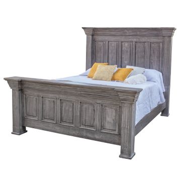 Terra Weathered Gray Barnwood Bed