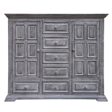Terra Weathered Gray Barnwood Mule Chest