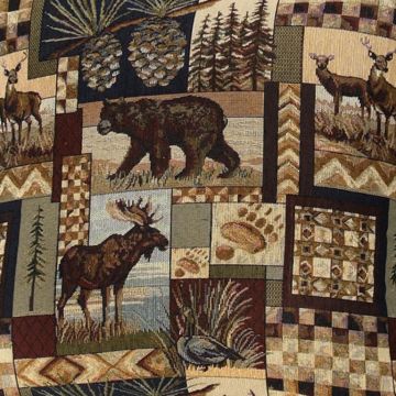 Peter's Cabin Fabric Swatch by LS Covers