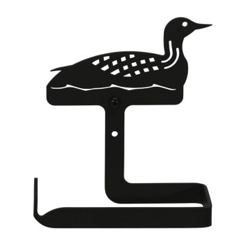 Wrought Iron Loon Traditional Tissue Holder
