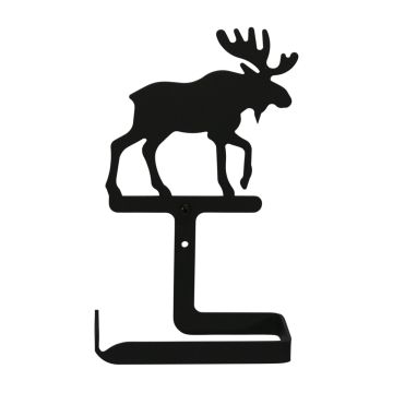 Wrought Iron Moose Traditional Tissue Holder