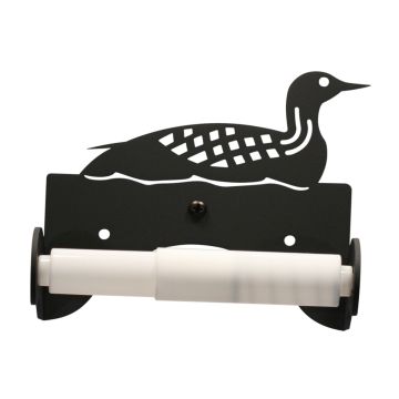Wrought Iron Loon Roller Style Tissue Holder