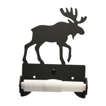 Wrought Iron Moose Roller Style Tissue Holder