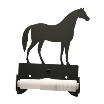 Wrought Iron Horse Roller Style Tissue Holder