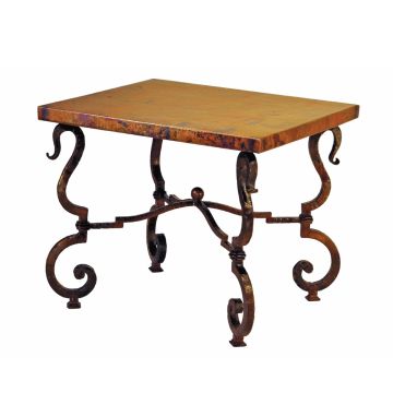 Tuscany Hammered Copper End Tables