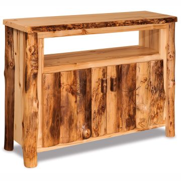 Aspen Highlands Rustic 2 Door TV Stand