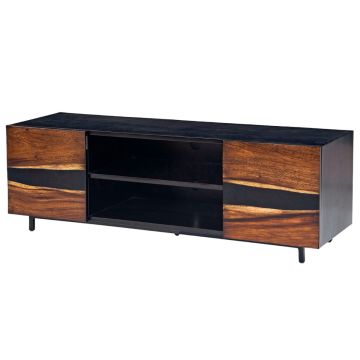 Urban Rustic Wildwood Entertainment Center