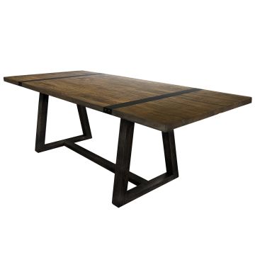 Urban Art Barnwood Trestle Dining Table