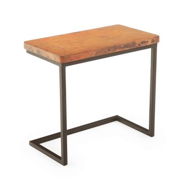 Copenhagen Hammered Copper Sofa Tray End Table
