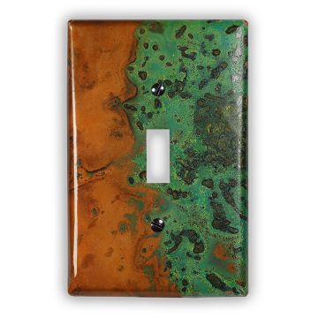 Verde 1 Toggle Copper Switch Plate