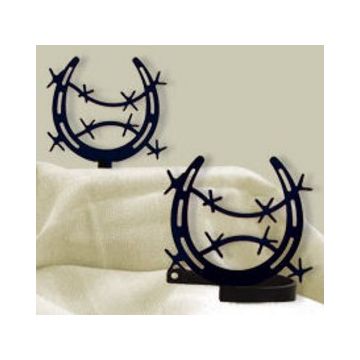 Wrought Iron Horseshoe Curtain Tie Backs