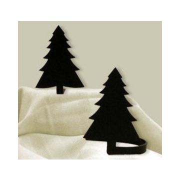 Wrought Iron Pine Tree Curtain Tie Backs
