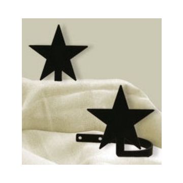 Wrought Iron Star Curtain Tie Backs