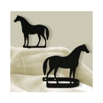 Wrought Iron Horse Curtain Tie Backs