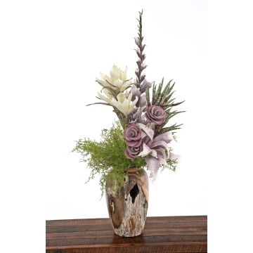 Teak Vase 