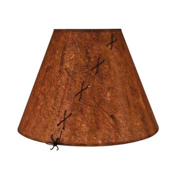 Rustic Charred Streak X Laced Lampshades