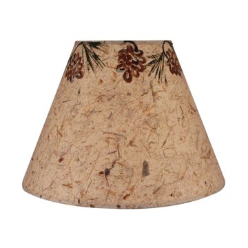 Rustic Woodchip Pine Cone Canopy Lampshades