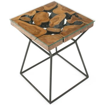 Urban Organic Chic Teak Side Table