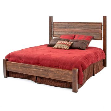 Copper Canyon Barn Wood Panel Bed