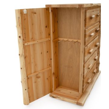 Hidden Gun Storage Furniture - Side Panel Detail