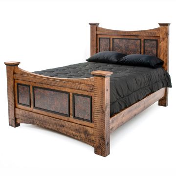 Autumn Woods Triple Copper Panel Bed