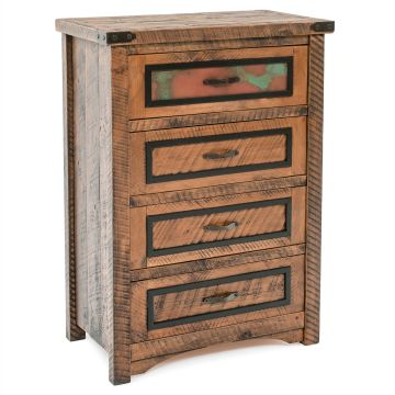 Copper Mesa 4 Drawer Chest 